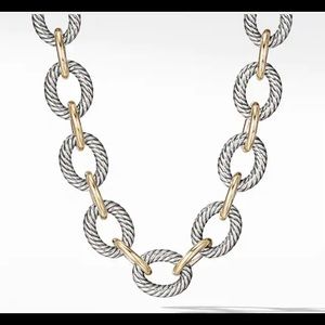 David Yurman Large Oval Link Necklace.